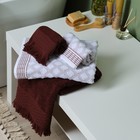 Полотенце махровое Love Life «Аморе» 50×90 см, 100% хлопок, 450 г/м², коричневое - Фото 8