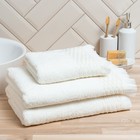 Полотенце махровое Love Life «Аморе» 70×140 см, 100% хлопок, 450 г/м², белое - Фото 2