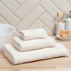 Полотенце махровое Love Life «Аморе» 70×140 см, 100% хлопок, 450 г/м², молочное - Фото 2