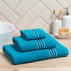 Полотенце махровое Love Life «Адажио» 50х90 см, морской, 100% хл, 450 гр/м2 - Фото 1