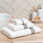 Полотенце махровое Love Life «Адажио» 70×140 см, белый, 100% хл, 450 г/м² - Фото 2