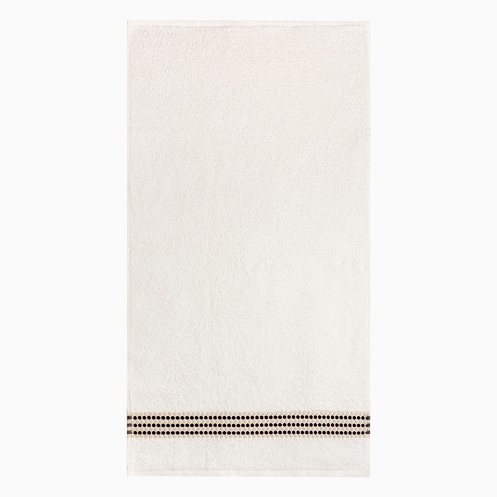 Полотенце махровое Love Life «Адажио» 70×140 см, белый, 100% хл, 450 г/м² - Фото 1