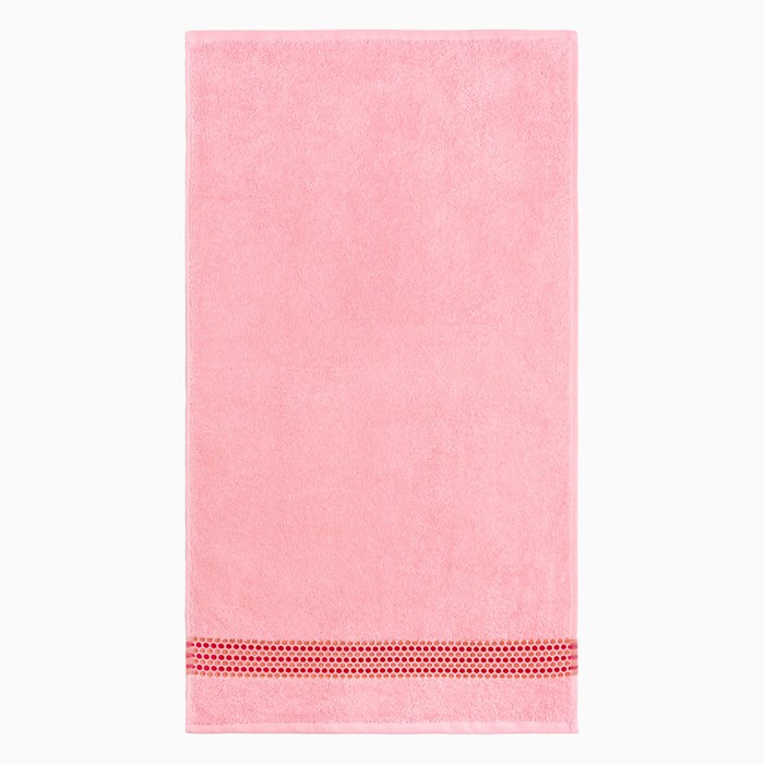 Полотенце махровое Love Life «Адажио» 70×140 см, розовый, 100% хл, 450 г/м² - Фото 1
