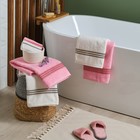 Полотенце махровое Love Life «Адажио» 70х140 см, розовый, 100% хл, 450 гр/м2 - Фото 6