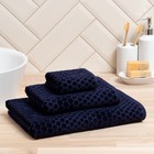 Полотенце махровое Love Life «Комфорт» 30×50 см, темно-синий, 100% хл, 500 г/м² - Фото 2