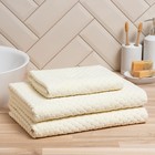 Полотенце махровое Love Life «Комфорт» 50×90 см, молочный, 100% хл, 500 г/м² - Фото 1