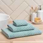 Полотенце махровое Love Life «Комфорт» 50×90 см, серо-голубой, 100% хл, 500 г/м² - Фото 2