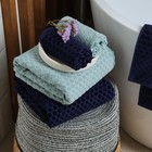 Полотенце махровое Love Life «Комфорт» 70×140 см, темно-синий, 100% хл, 500 г/м² - Фото 6