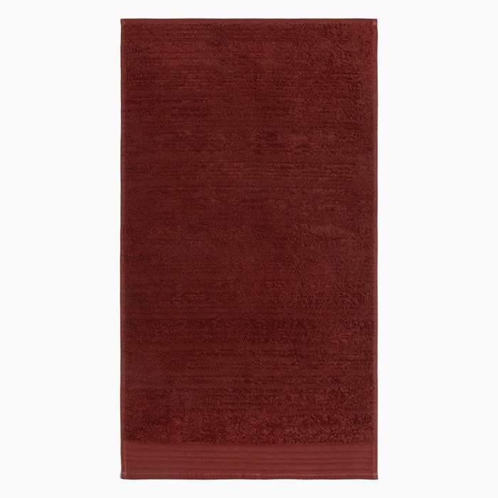 Полотенце махровое LoveLife «Идеал» 30×50 см, коричневый, 100% хлопок, 450 г/м² - Фото 1