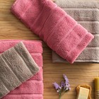 Полотенце махровое Love Life «Ария» 70×140 см, пыльная роза, 100% хл, микро-коттон, 450 г/м² - Фото 6