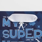 Пакет подарочный ламинированный горизонтальный, упаковка, «Super Hero», S 12 х 15 х 5,5 см - Фото 3