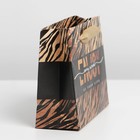 Пакет подарочный ламинированный горизонтальный, упаковка, «Сафари», S 12 х 15 х 5,5 см - Фото 2
