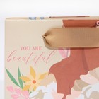 Пакет подарочный ламинированный горизонтальный, упаковка, «Beautiful», S 12 х 15 х 5,5 см - Фото 4