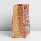 Пакет подарочный ламинированный вертикальный, упаковка, «Учитель года», ML 27 х 23 х 11,5 см - Фото 3