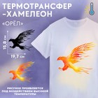 Термотрансфер-хамелеон «Орёл», 19,7 × 15,8 см - фото 10708752