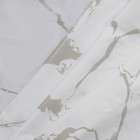 Штора для ванной Доляна «Мрамор», 180×180 см, EVA, с люверсами - Фото 4