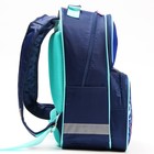 Рюкзак школьный с эргономической спинкой, 37х26х15 см, Холодное сердце - фото 6582757