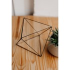 Флорариум «Октаэдр 15», стекло, швы медь 7831127