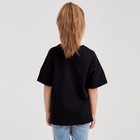 Футболка детская MINAKU Graffiti, цвет чёрный, рост 110 - фото 804804127 Футболка детская MINAKU Graffiti, цвет чёрный, рост 110 - фото 804804127