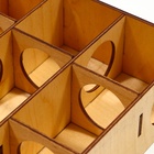 Лабиринт для грызунов, 20×16.7×6 см, дерево - Фото 5