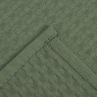 Кухонное полотенце «Доляна», хаки, 35×60 см, 100% хлопок, крупная вафля 220 г/м² - Фото 6