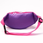 Сумка поясная детская для девочки, розовая, 25х6х13 см, Минни Маус и Единорог - Фото 7