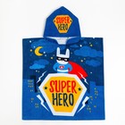 Полотенце-пончо детское махровое Крошка Я "Super Hero" 60*120см, 100% хлопок, 300гр/м2 - Фото 8