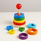 УЦЕНКА Логическая пирамидка «Сказка» 9×9×21 см 7836842