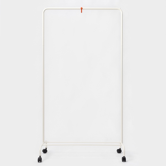 Стойка для одежды «Радуга», 82×39×152 см, белая - Фото 1