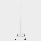 Стойка для одежды «Радуга», 82×39×152 см, белая - Фото 3