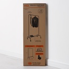 Стойка для одежды «Радуга», 82×39×152 см, белая - Фото 7