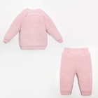 Комплект вязаный Крошка Я Cute, рост 86-92 см, розовый 7724968 - фото 13737107