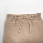 Комплект вязаный Крошка Я "Cute" рост 80-86 см, цвет бежевый - фото 25319848