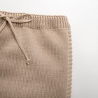 Комплект вязаный Крошка Я Trendy, рост 86-92 см, бежевый - фото 24669712