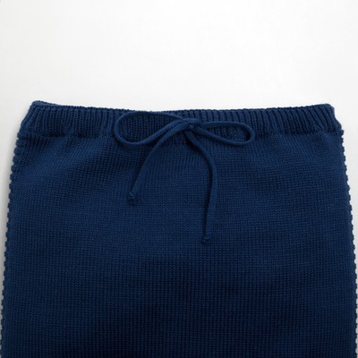 Комплект вязаный Крошка Я Trendy, рост 86-92 см, синий