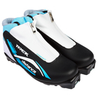 Ботинки лыжные TREK Distance Comfort SNS ИК, цвет чёрный, лого голубой, размер 42 - Фото 2