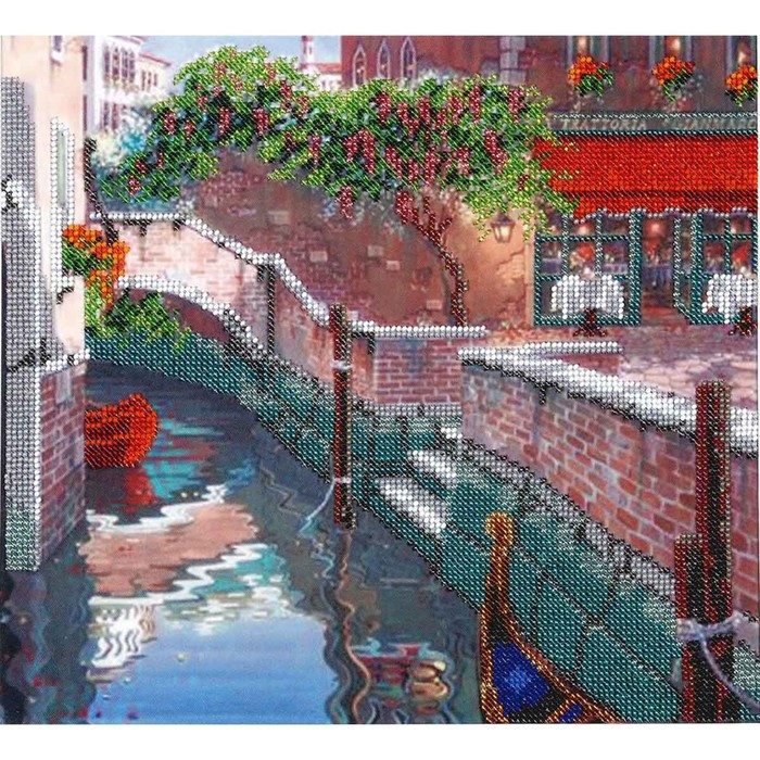 Набор для вышивания бисером «Венеция», размер 30x27 см - Фото 1