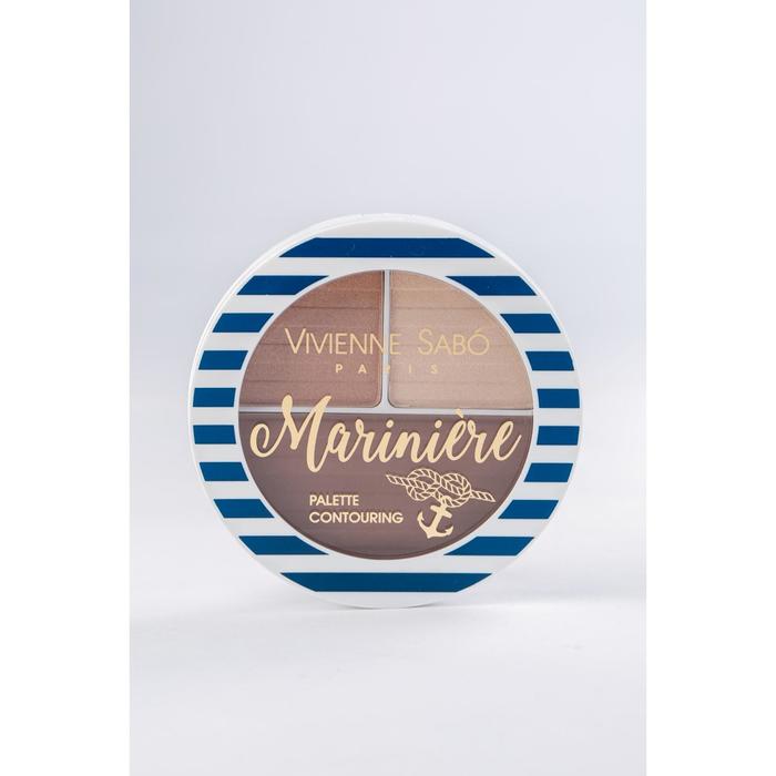 Палетка для скульптурирования лица Vivienne Sabo Mariniere, тон 01 - Фото 1