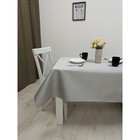 Клеёнка для стола Protec Textil Polyline «Сапфир», 140 см, 15 шт, цвет серебро - Фото 2
