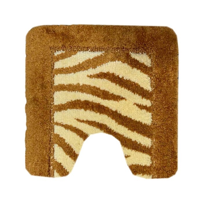 Коврик для ванной Bacchetta «Субира», 55х55 см, цвет коричневый