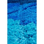 Коврик для ванны Bacchetta «Альберта», 55х55 см, цвет синий - Фото 2