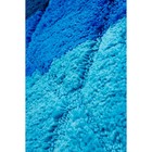 Коврик для ванны Bacchetta «Альберта», 55х55 см, цвет синий - Фото 3