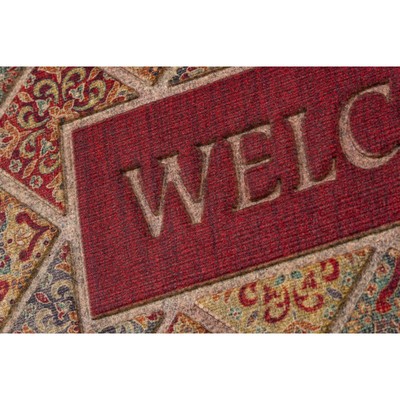Коврик придверный Mohawk Heritage Welcome «Олджейт», влаговпитывающий, 46х76 см