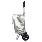 Сумка-тележка Joy Home Flexi, цвет серебристый - Фото 6