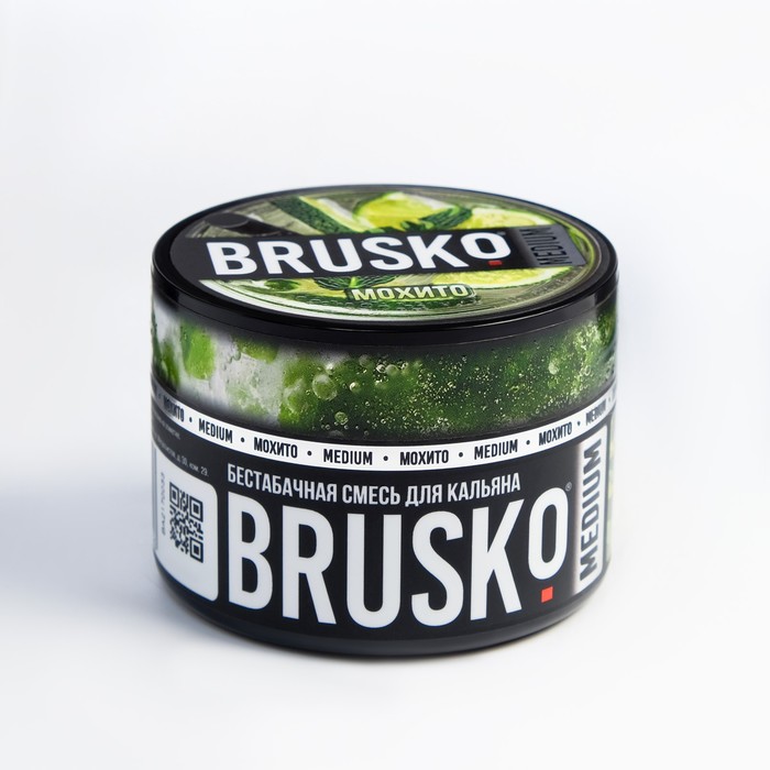 Бестабачная никотиновая смесь для кальяна  Brusko "Мохито", 50 г, medium - Фото 1