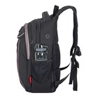 Рюкзак молодежный 41 х 26 х 15 см, эргономичная спинка, Merlin, чёрный M21-137-16 - Фото 2