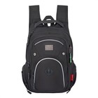 Рюкзак молодёжный 41 х 26 х 15 см, эргономичная спинка, Merlin, чёрный M21-137-11 - фото 21559419