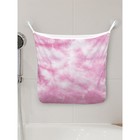 Органайзер в ванну на присосках «Розовая фантазия», для хранения игрушек и мелочей, размер 33х39 см - Фото 1