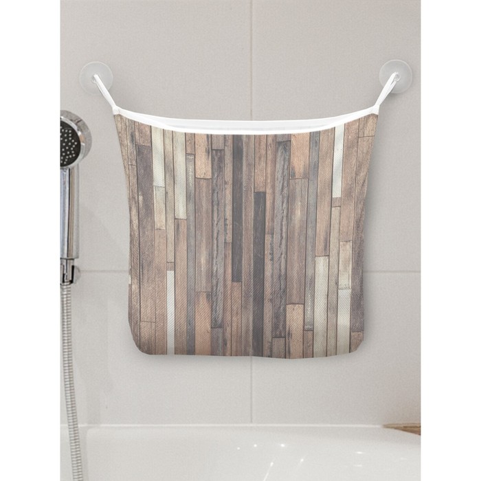 Органайзер в ванну на присосках «Отличные доски», для хранения игрушек и мелочей, размер 33х39 см - Фото 1