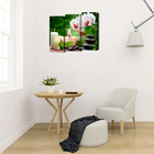 Картина модульная на подрамнике "Орхидеи у свечей"  3шт-50*100см    150x100см - Фото 3